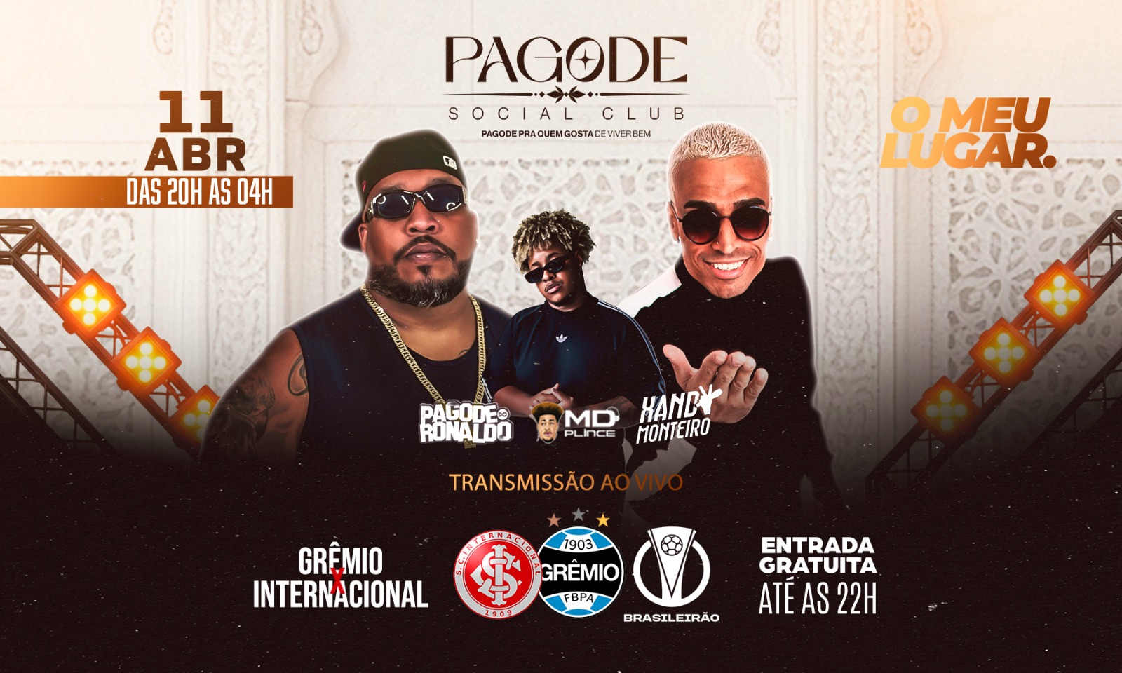 O MEU LUGAR | PAGODE SOCIAL CLUBE