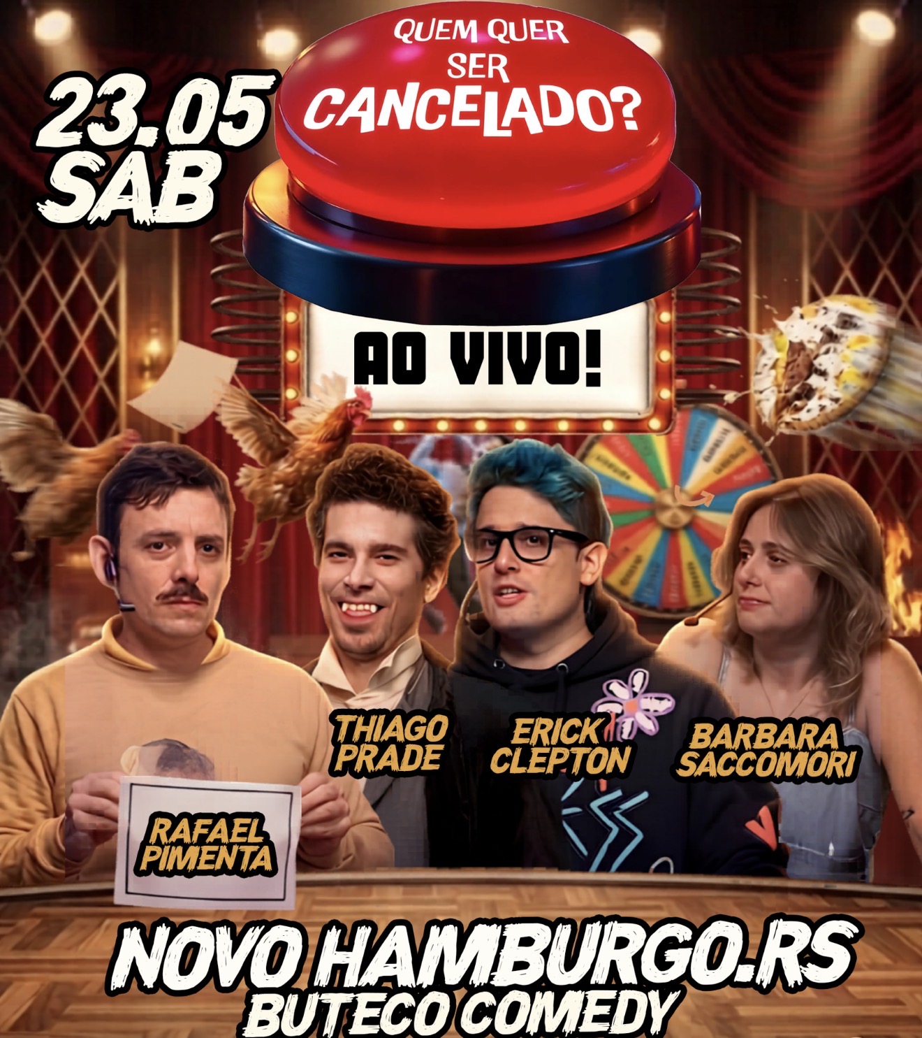 Quem Quer Ser Cancelado? GAMESHOW AO VIVO