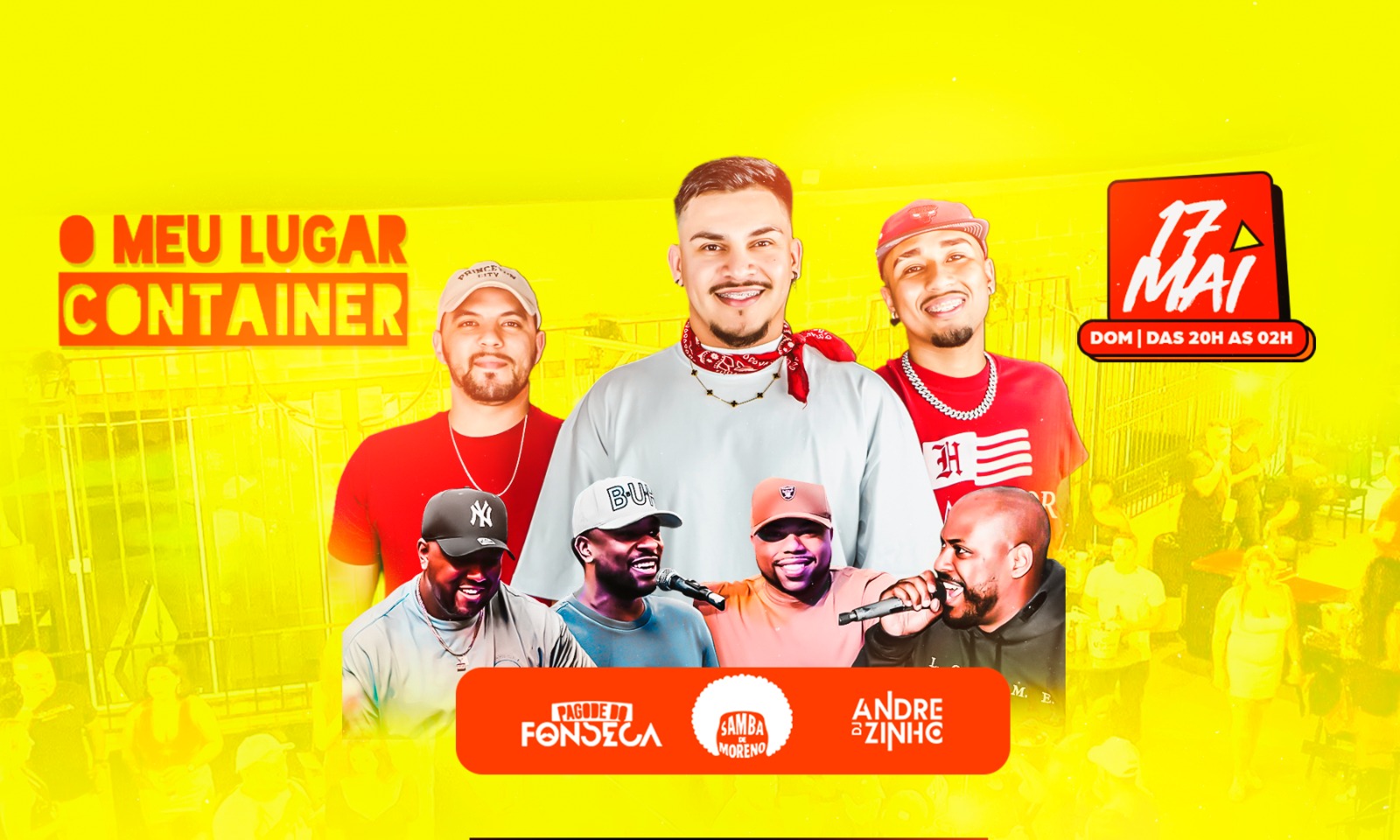 O MEU LUGAR CONTAINER | RODA DE SAMBA E OPEN DE CHOPP