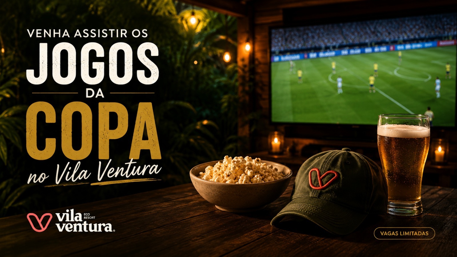 Jogos da Copa no Vila Ventura