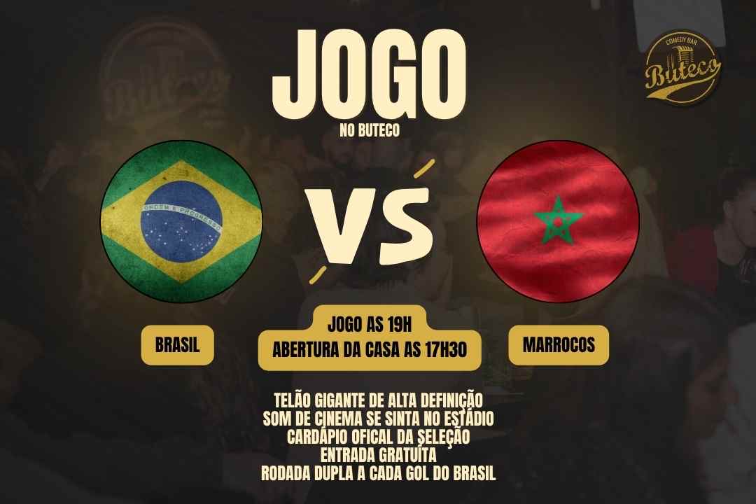JOGO DO BRASIL - ENTRADA GRATUITA