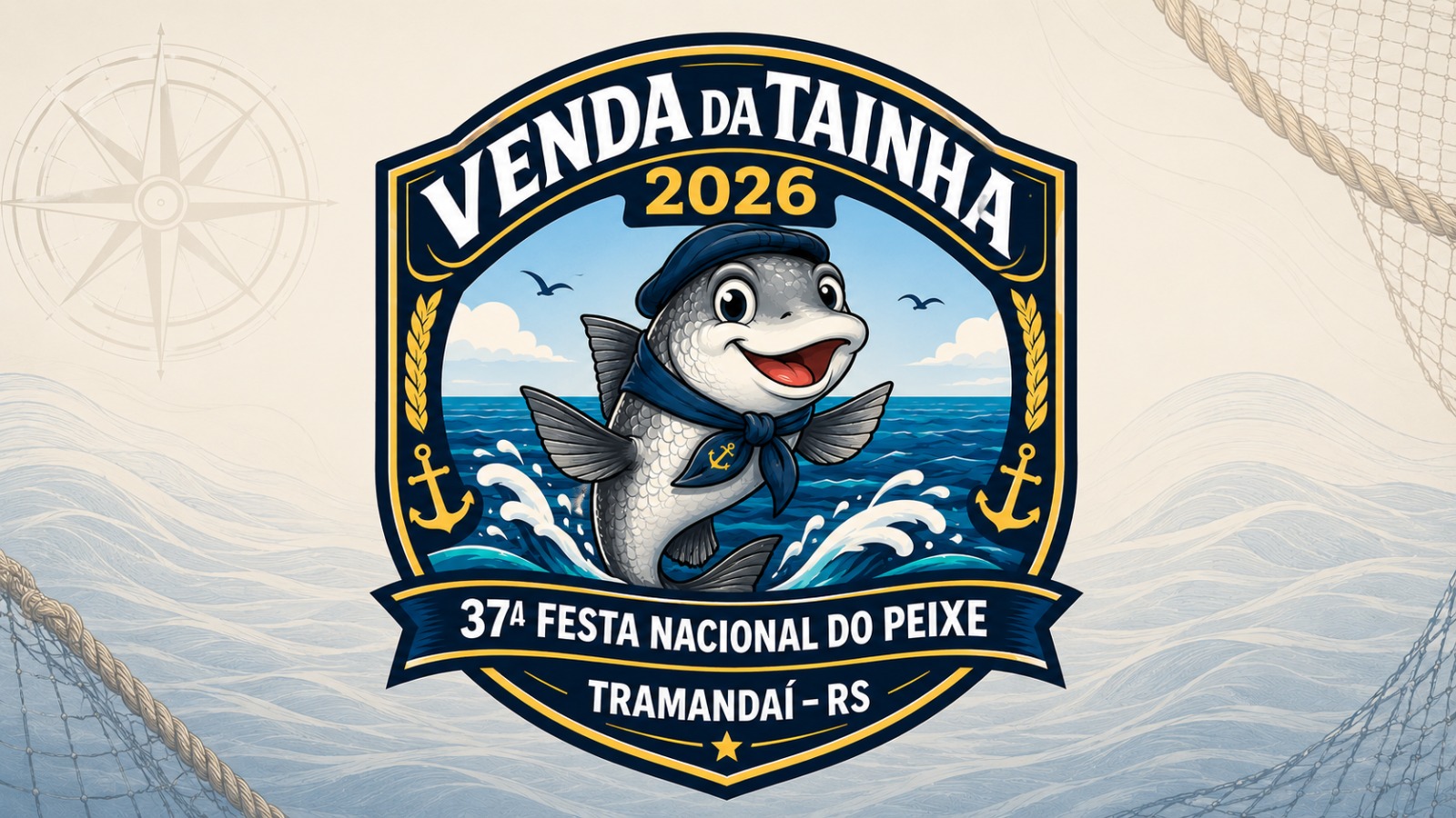 Venda da Taínha 2026 - 37ª Festa Nacional do Peixe de Tramandaí