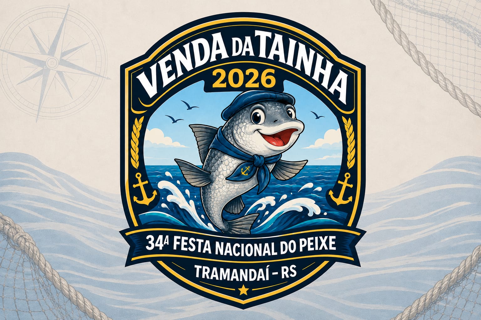 Venda da Tainha 2026 - 34ª Festa Nacional do Peixe de Tramandaí