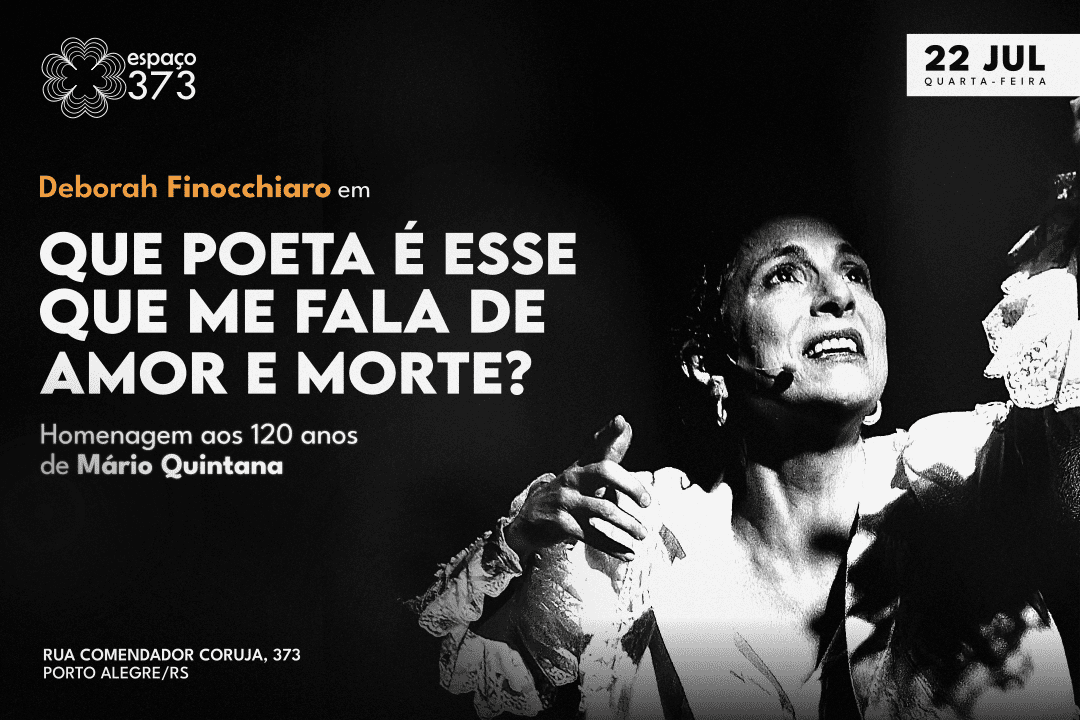 DEBORAH FINOCCHIARO | QUE POETA É ESSE QUE ME FALA DE AMOR E MORTE?