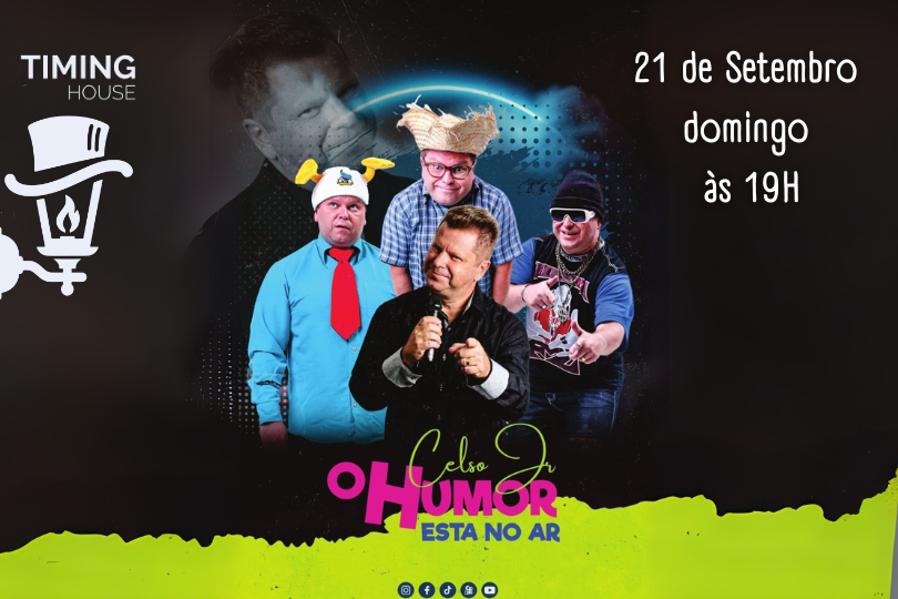 (stand-up) O HUMOR ESTÁ NO AR com Celso Jr. | TIMING HOUSE  