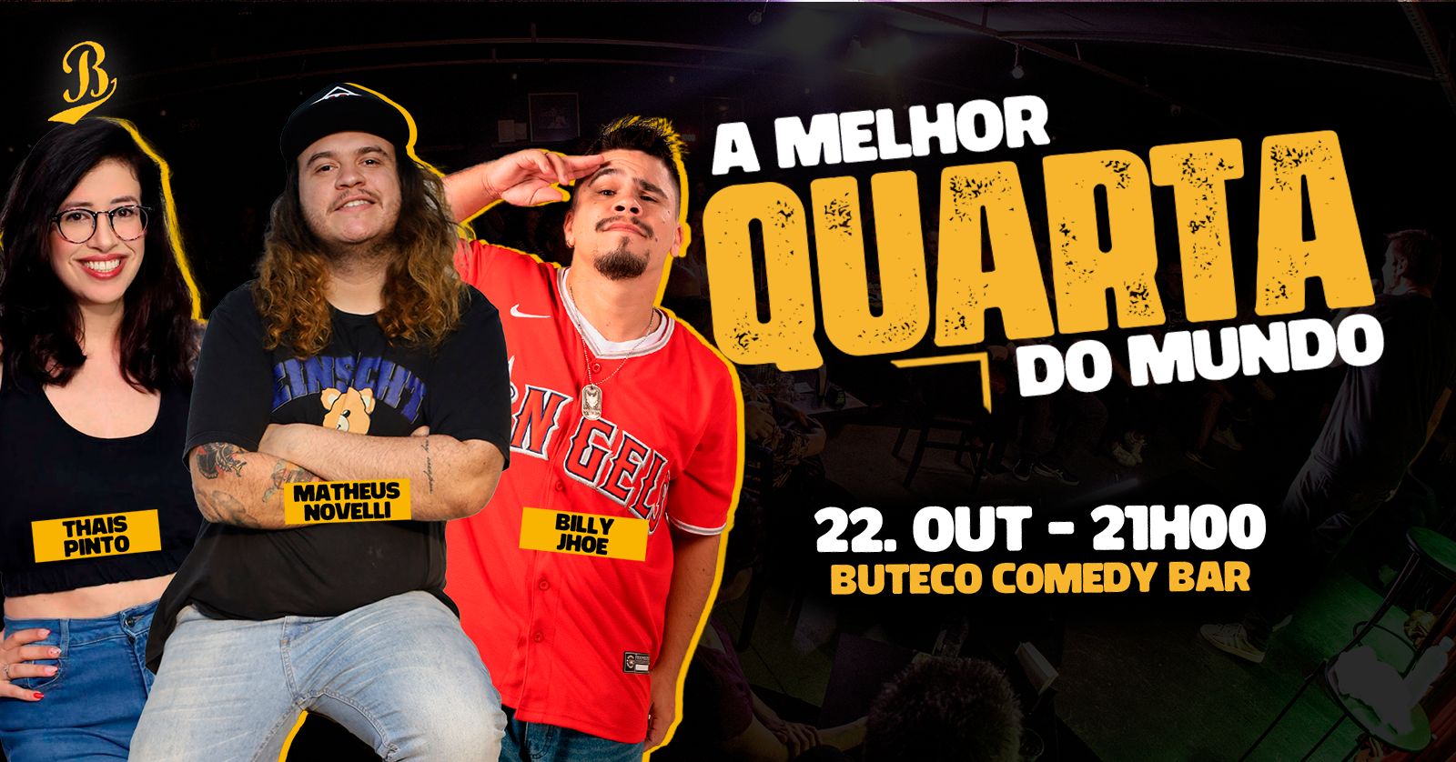 BILLY JHOE, MATHEUS NOVELLI E THAIS PINTO - SHOW DE ELENCO