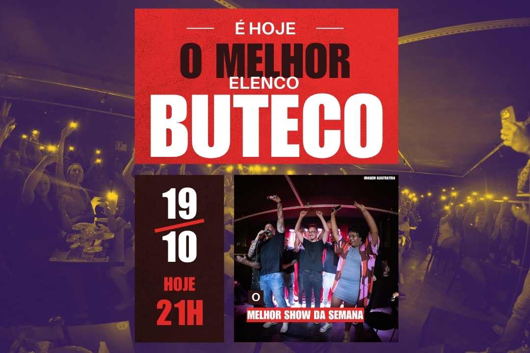 SHOW DE COMÉDIA GRÁTIS DE DOMINGO!