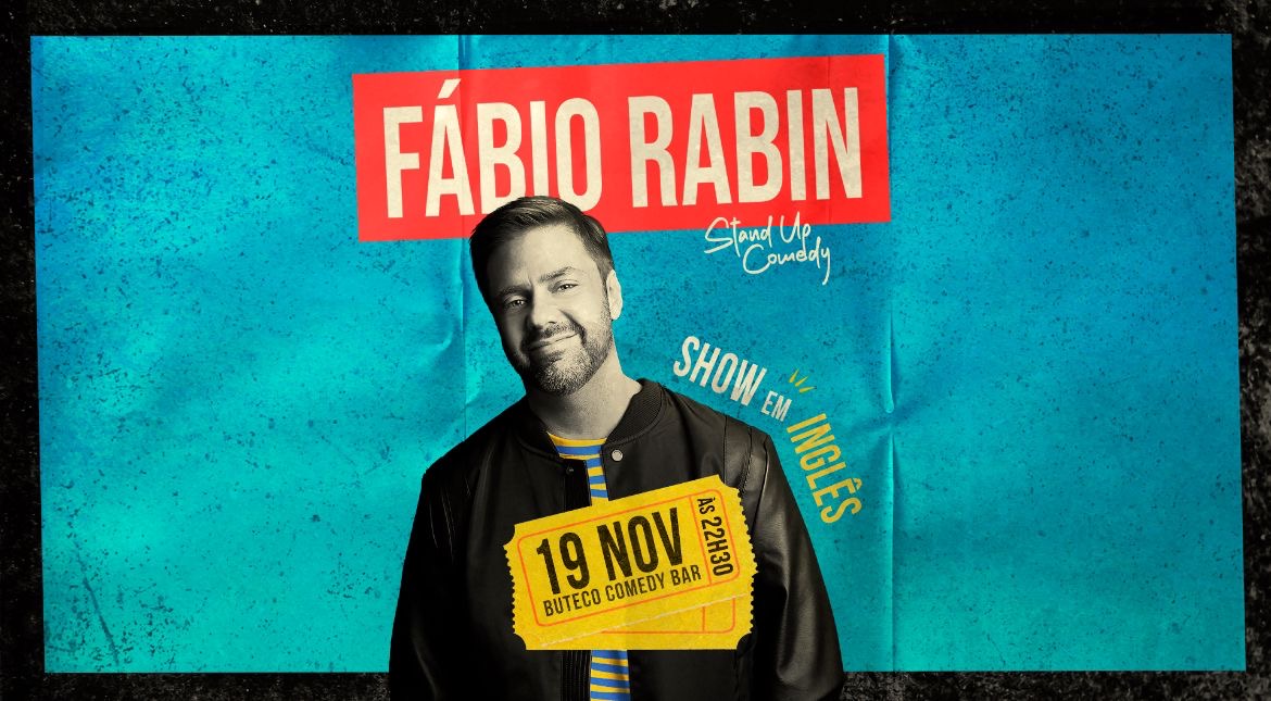 FÁBIO RABIN - SHOW EM INGLÊS - 22h30