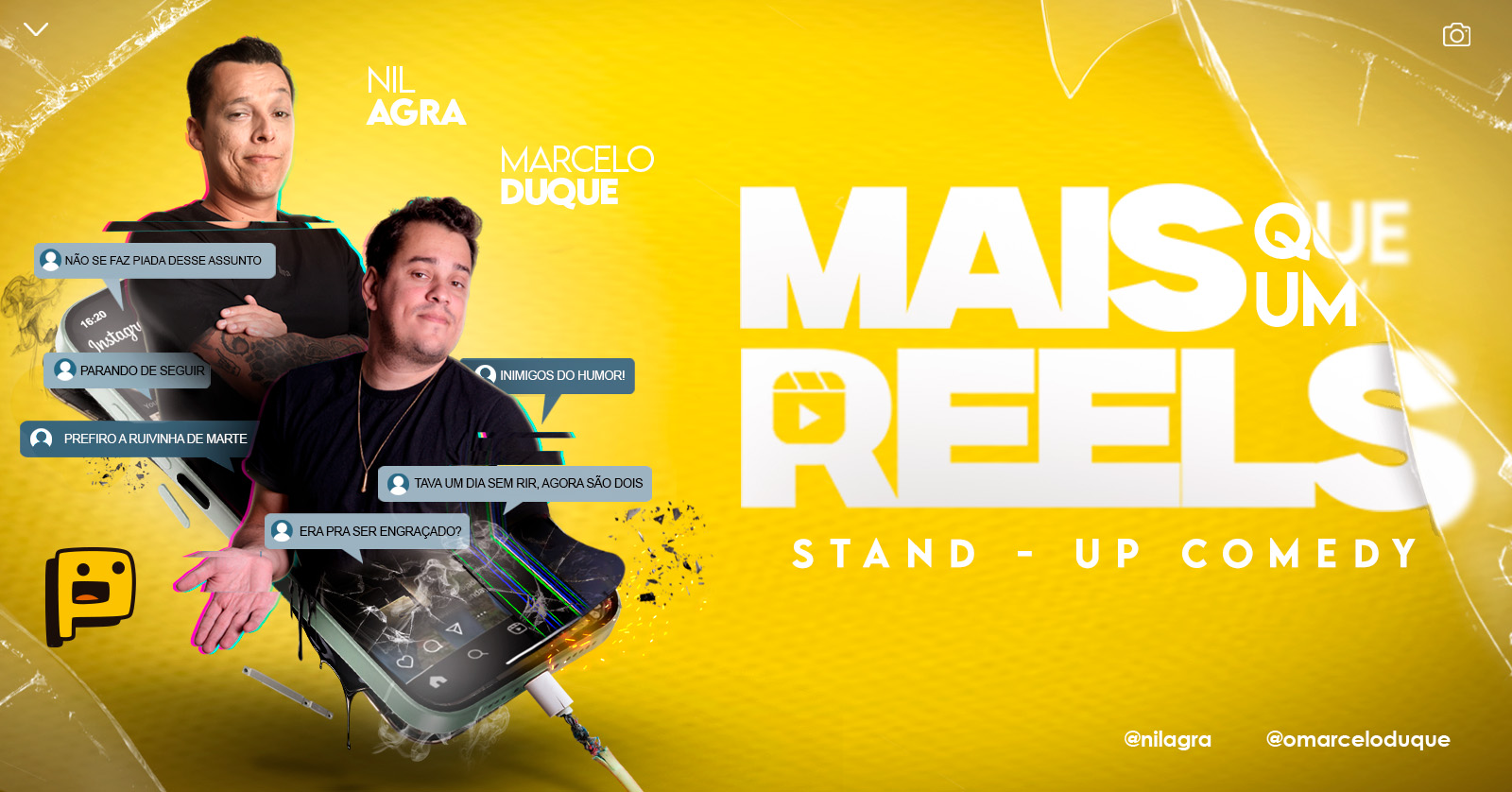 Nil Agra e Marcelo Duque