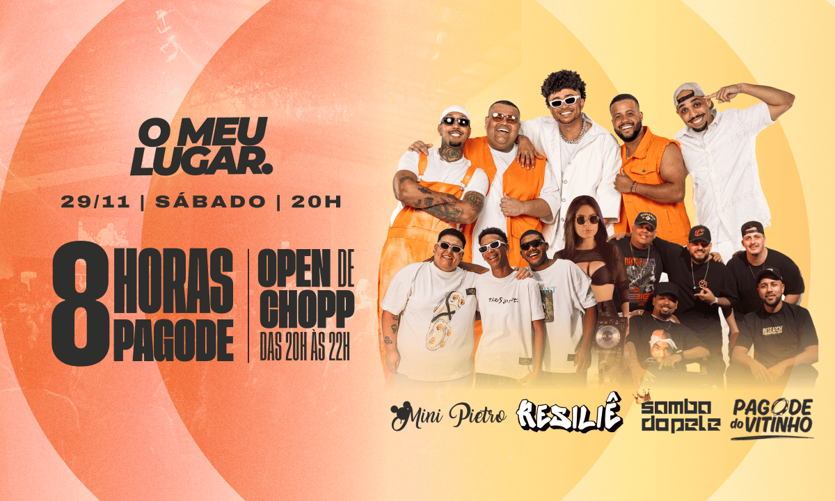 O MEU LUGAR || 8 HORAS DE PAGODE + OPEN DE CHOPP