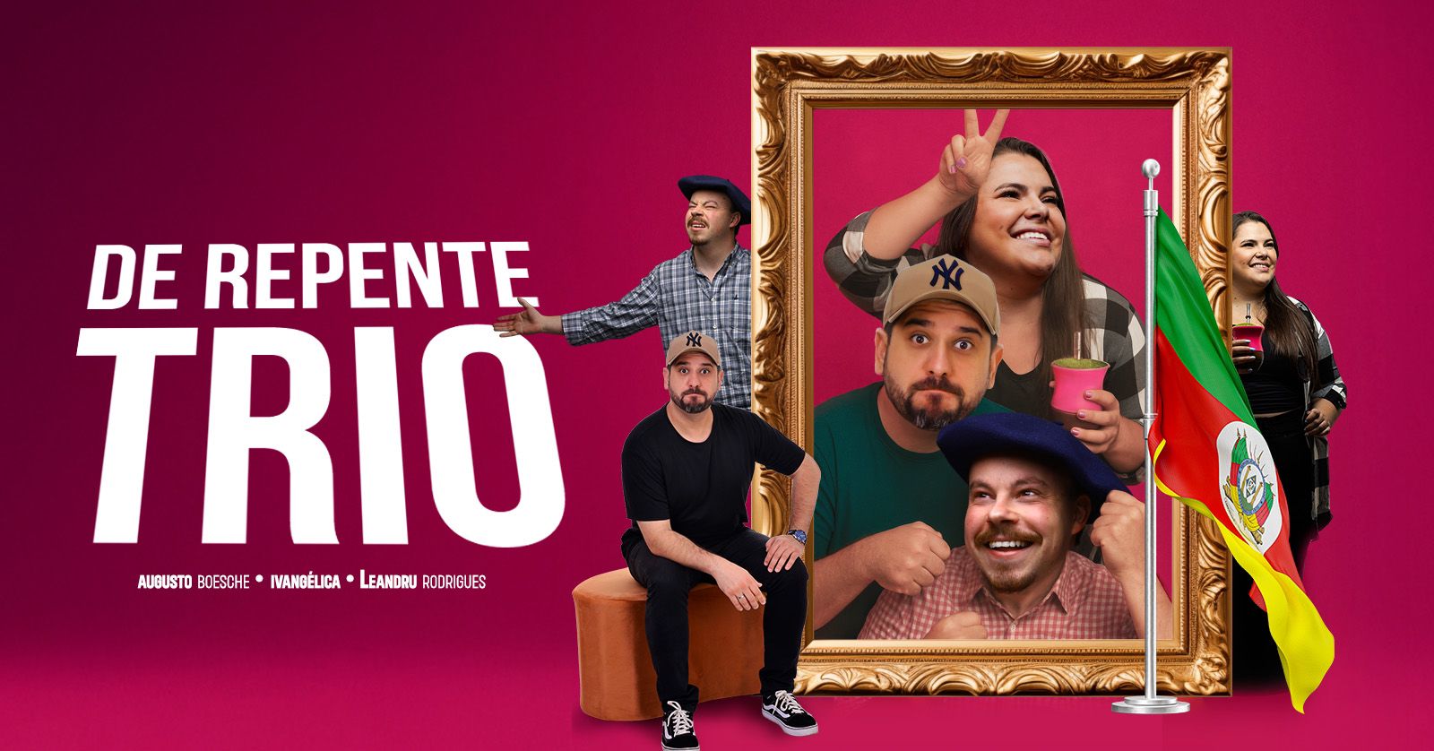  DE REPENTES TRIO - COM AUGUSTO BOESCHE, IVANGÉLICA E LEANDO RODRIGUES