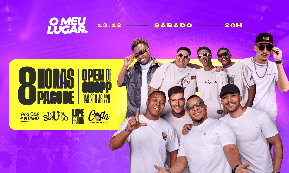O MEU LUGAR || 8 HORAS DE PAGODE + OPEN DE CHOPP
