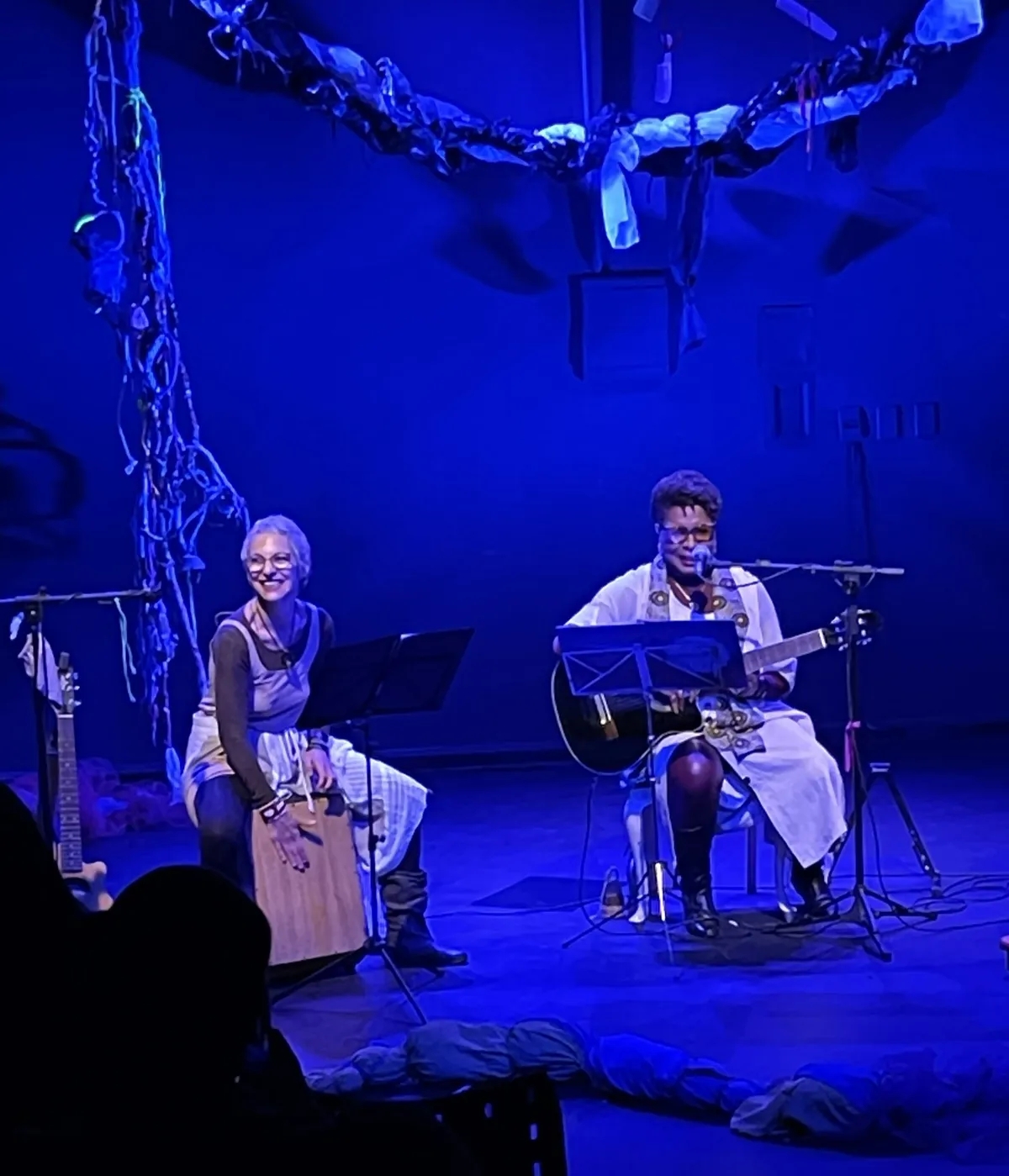 MENINA DE TRANÇAS E CABELOS BRANCOS