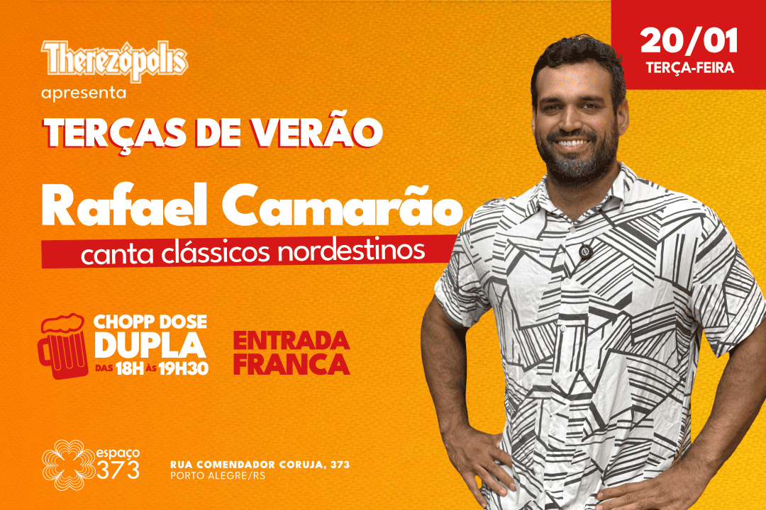 TERÇAS DE VERÃO | RAFAEL CAMARÃO CANTA CLÁSSICOS NORDESTINOS