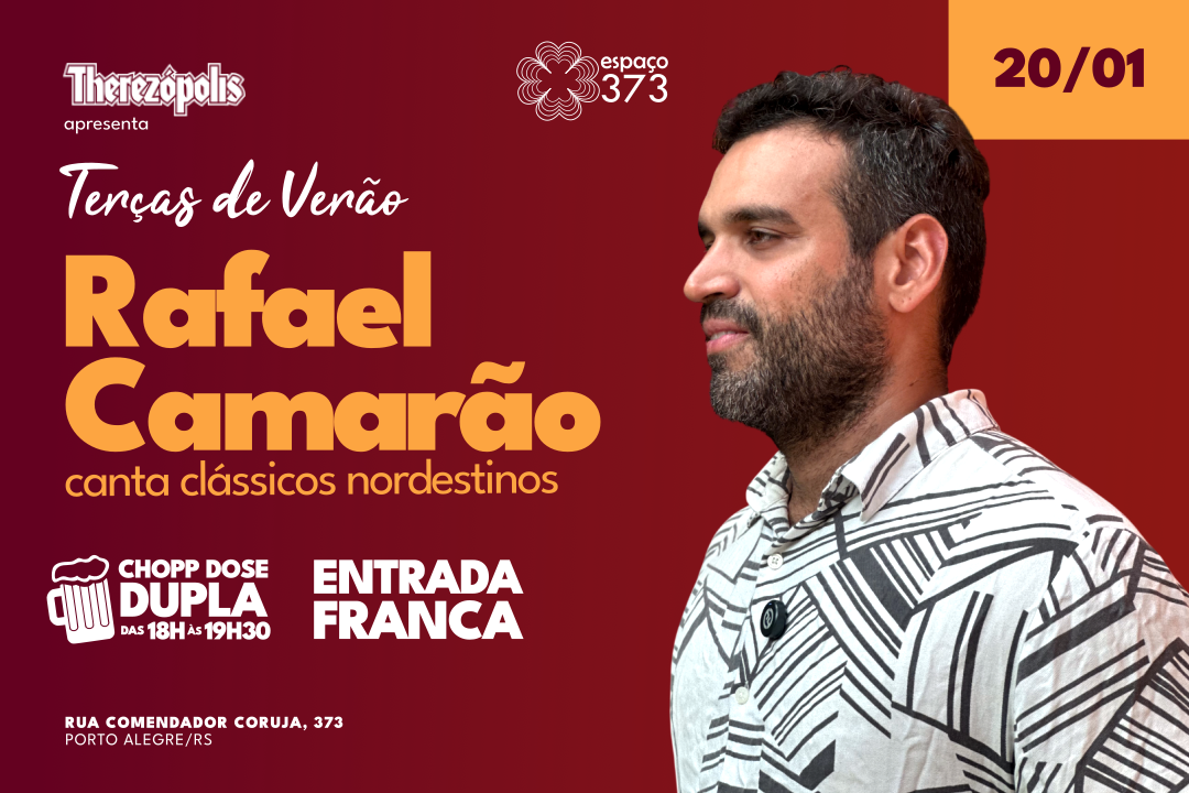 TERÇAS DE VERÃO | RAFAEL CAMARÃO CANTA CLÁSSICOS NORDESTINOS
