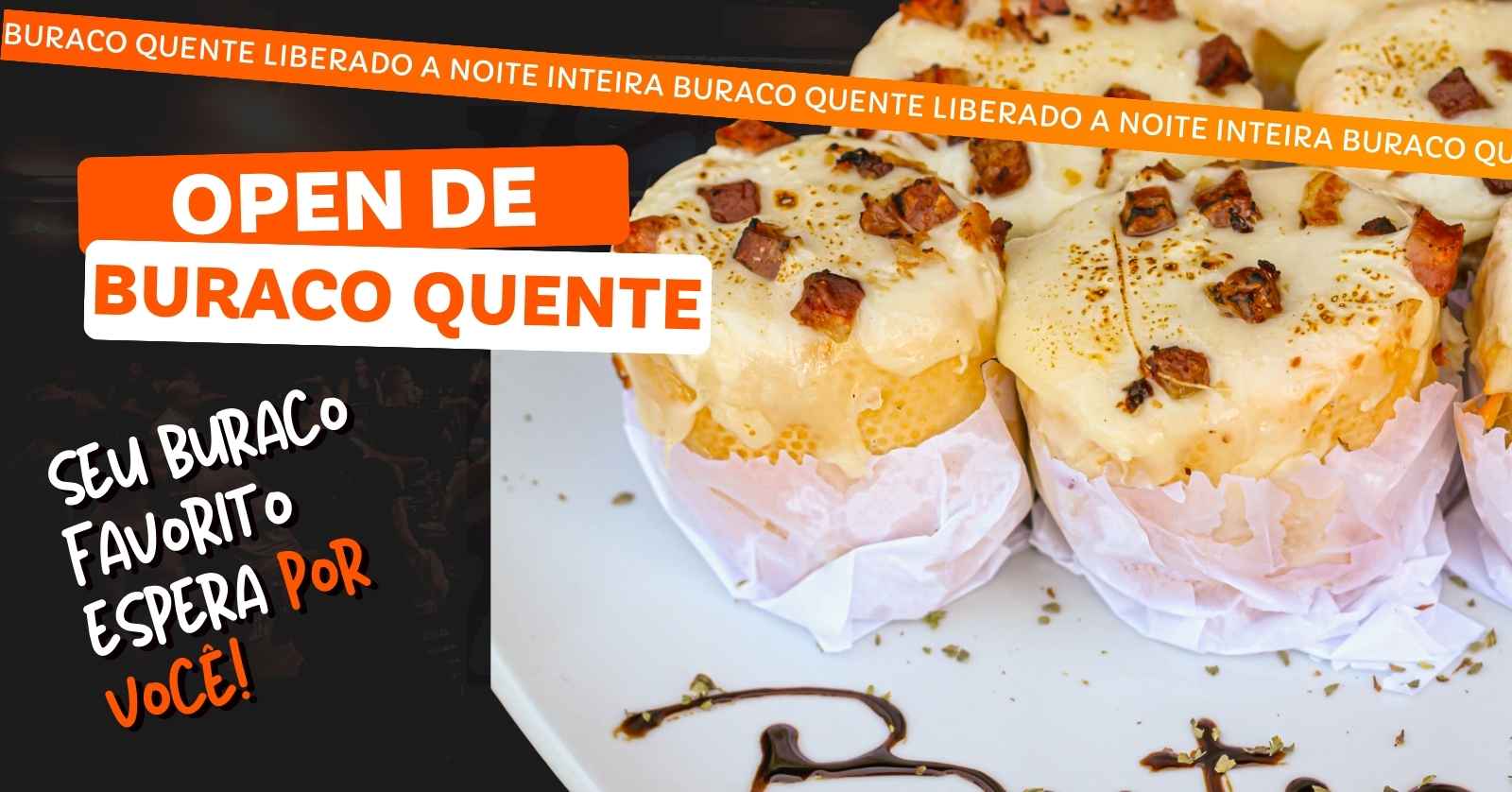 OPEN DE BURACO QUENTE + SHOW DE COMÉDIA