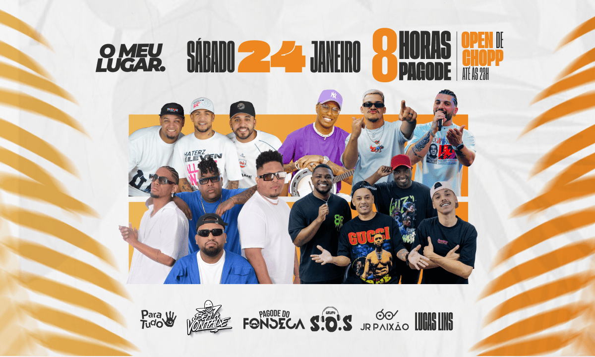 O MEU LUGAR || 🍻8 HORAS DE PAGODE + OPEN DE CHOPP