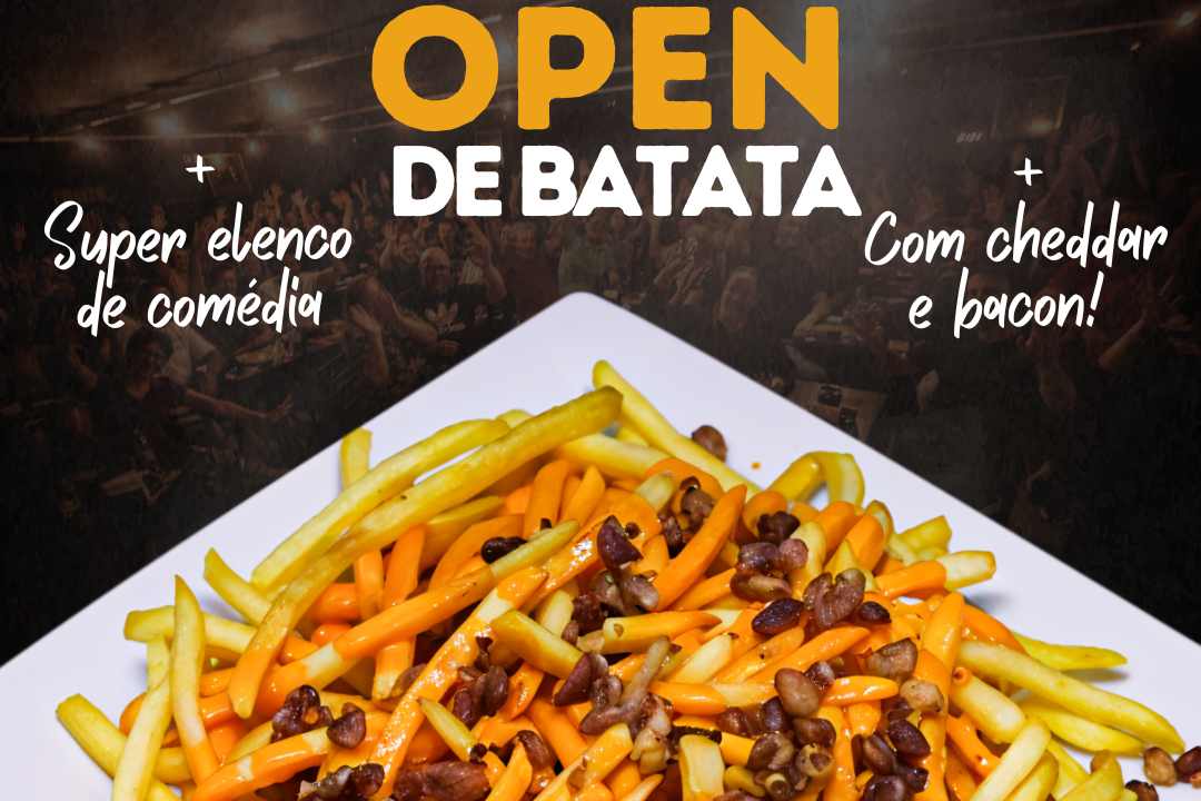 OPEN DE FRITAS + SHOW DE COMÉDIA 