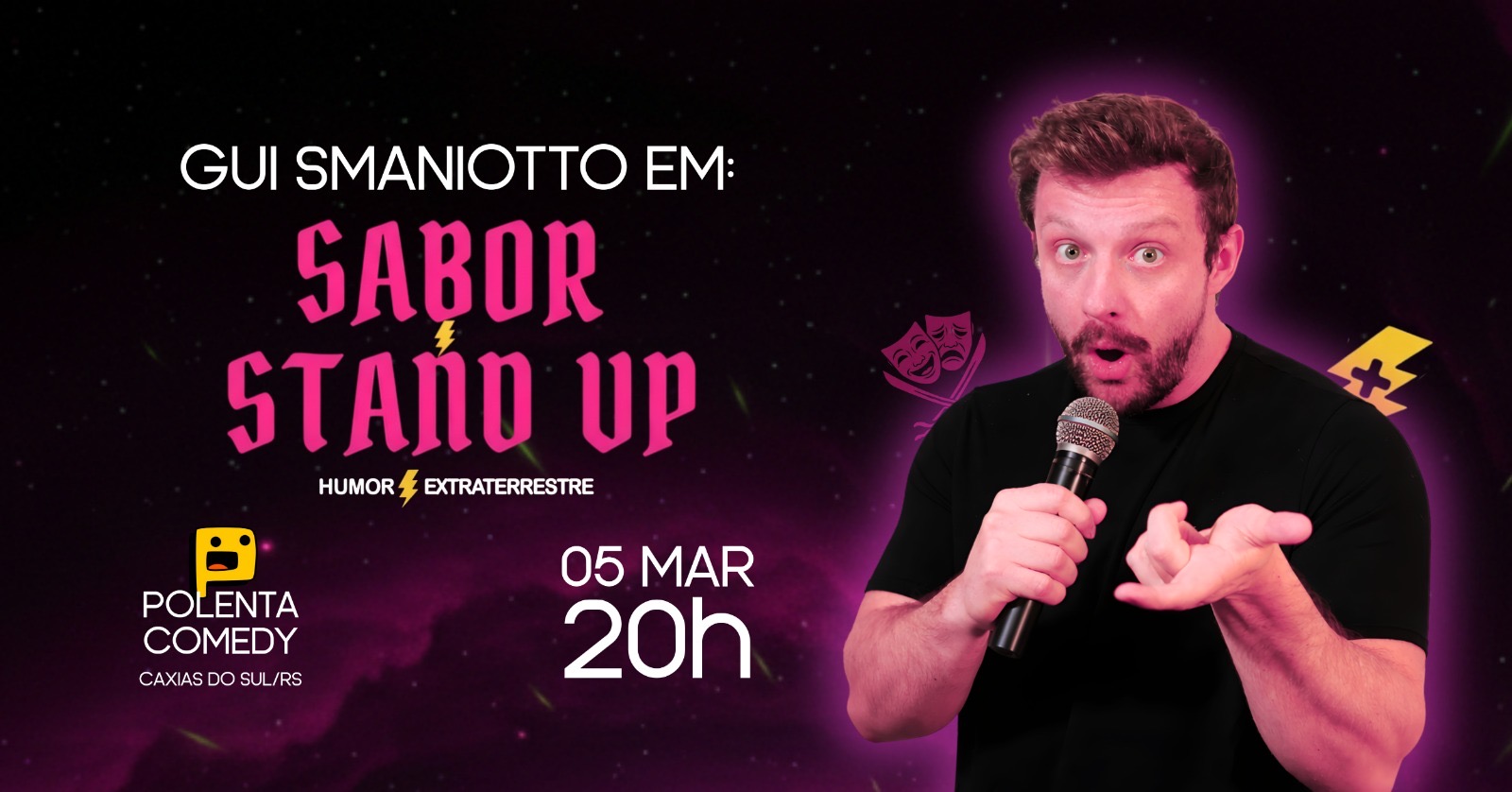 Gui Smaniotto em Sabor Stand Up 