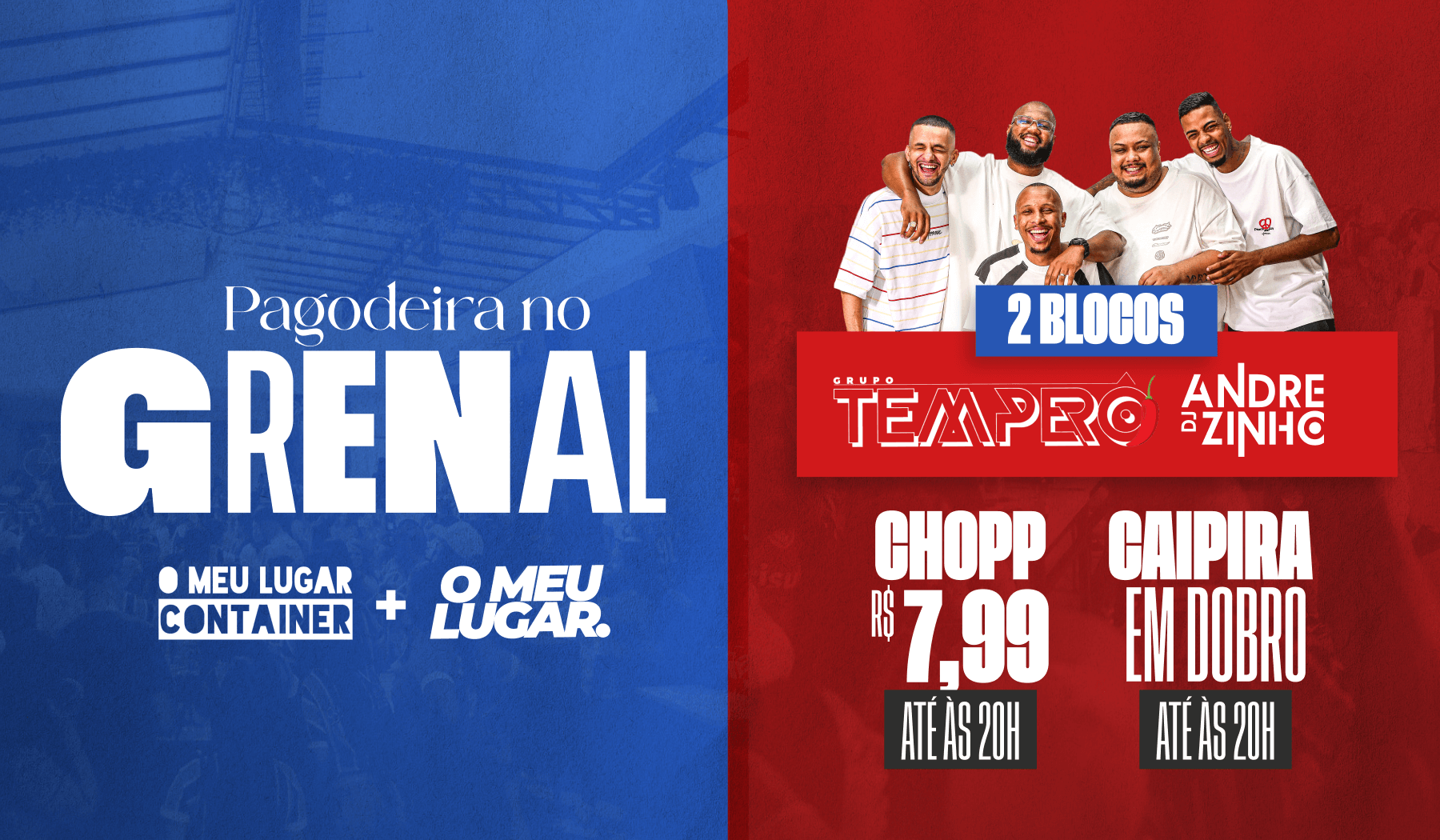 O MEU LUGAR || PAGODEIRA NO GRENAL