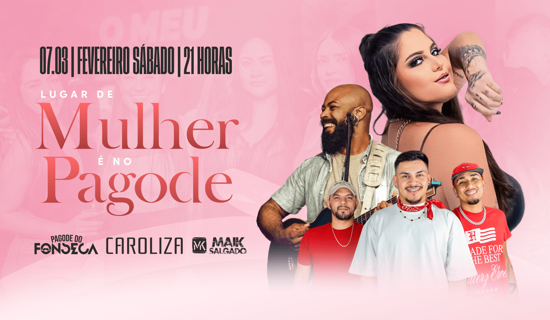 O MEU LUGAR || LUGAR DE MULHER É NO PAGODE