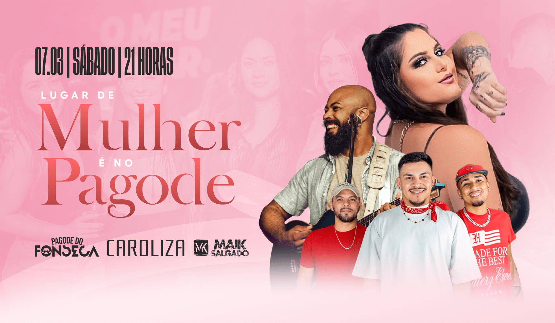 O MEU LUGAR || LUGAR DE MULHER É NO PAGODE