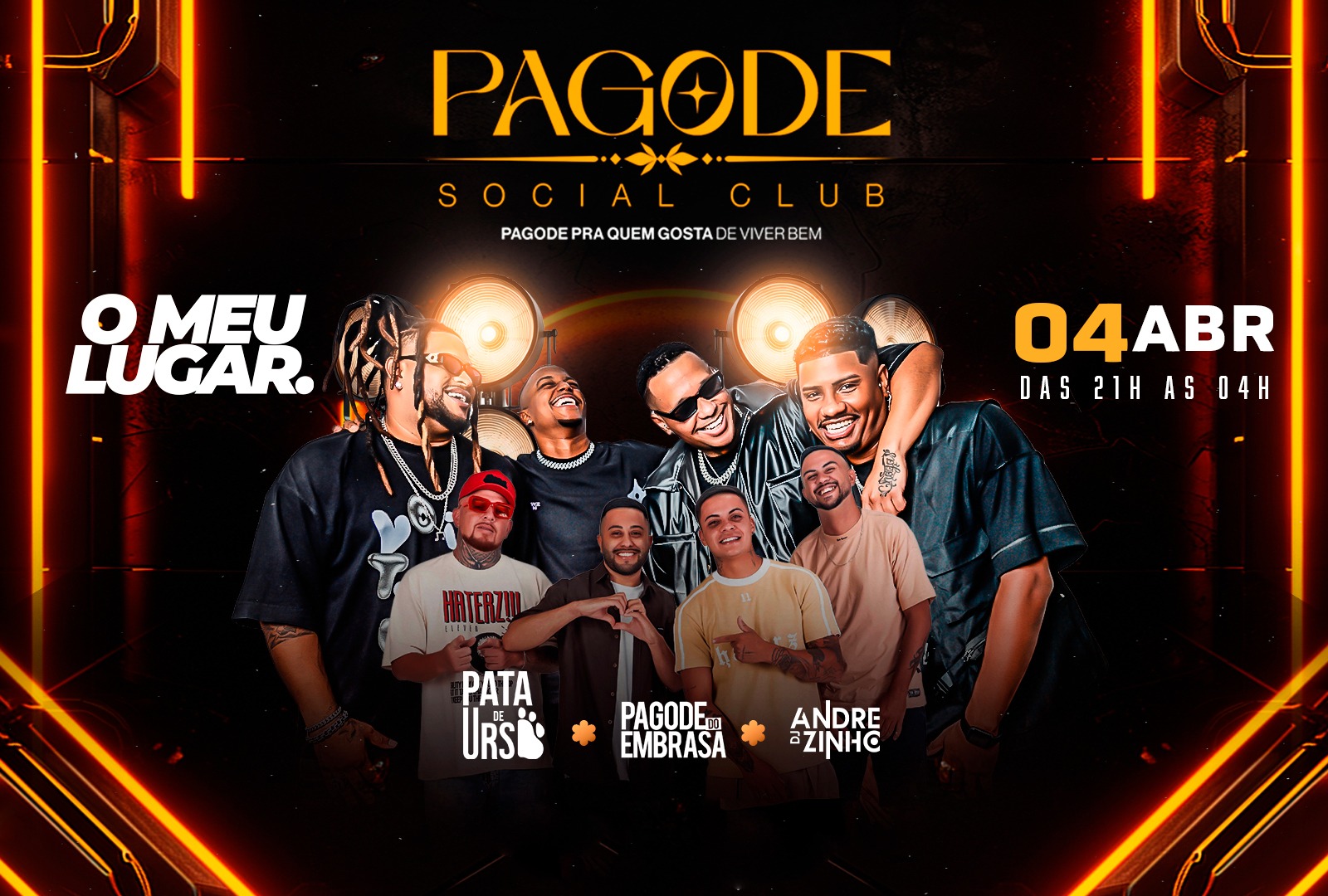 O MEU LUGAR | PAGODE SOCIAL CLUBE - OPEN DE CHOPP